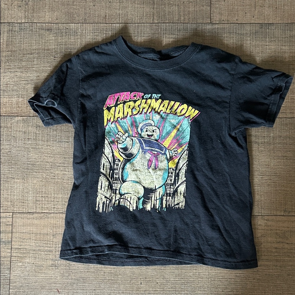 Black Graphic Kids T-Shirt vintage y2k 90s